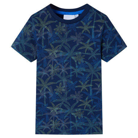 Vidaxl kindershirt 128 marineblauw