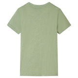 Vidaxl kindershirt 128 lichtkakikleurig