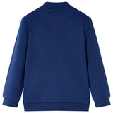 Vidaxl kindervest met rits 104 marineblauw