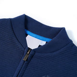 Vidaxl kindervest met rits 104 marineblauw