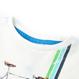 VidaXL Kindershirt met korte mouwen 128 ecru