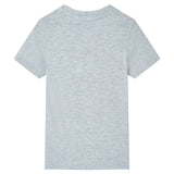 VidaXL Kindershirt met korte mouwen 104 grijs