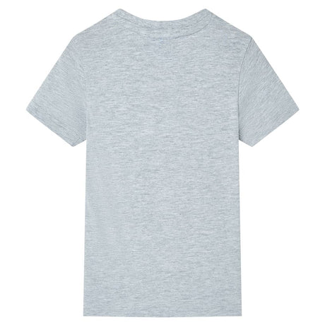 Vidaxl kindershirt met korte mouwen 140 grijs