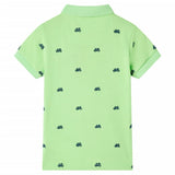 Vidaxl kinderpoloshirt 92 neongroen