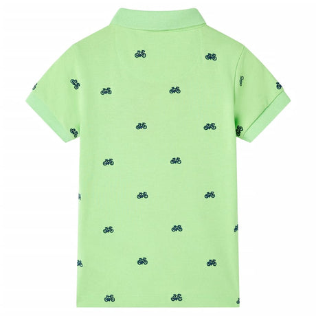 Vidaxl kinderpoloshirt 92 neongroen