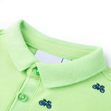 Vidaxl kinderpoloshirt 92 neongroen
