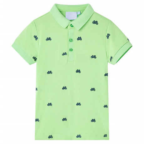 Vidaxl kinderpoloshirt 116 neongroen