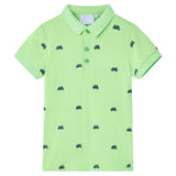 Vidaxl kinderpoloshirt 140 neongroen