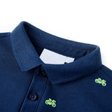 Vidaxl kinderpoloshirt 104 marineblauw
