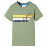 Vidaxl kindershirt met korte mouwen 116 lichtkakikleurig