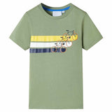 Vidaxl kindershirt met korte mouwen 128 lichtkakikleurig