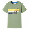Vidaxl kindershirt met korte mouwen 128 lichtkakikleurig