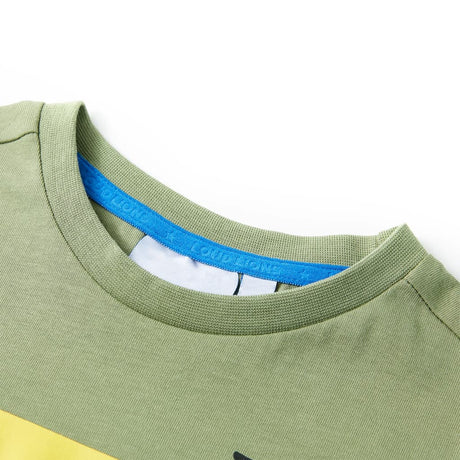Vidaxl kindershirt met korte mouwen 140 lichtkakikleurig