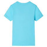 Vidaxl kindershirt met korte mouwen 116 zeeblauw