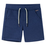 VidaXL Kindershorts met trekkoord 92 donkerblauw