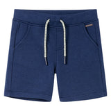 Vidaxl kindershorts met trekkoord 116 donkerblauw