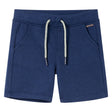 Vidaxl kindershorts met trekkoord 116 donkerblauw