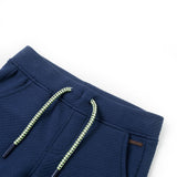 Vidaxl kindershorts met trekkoord 116 donkerblauw