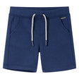 Vidaxl kindershorts met trekkoord 140 donkerblauw