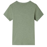 Vidaxl kindershirt met korte mouwen 128 lichtkakikleurig