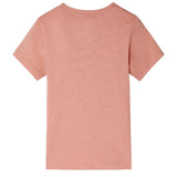 Vidaxl kindershirt met korte mouwen 128 lichtoranje