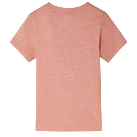 Vidaxl kindershirt met korte mouwen 128 lichtoranje