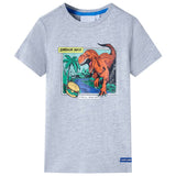 Vidaxl kindershirt 128 grijs