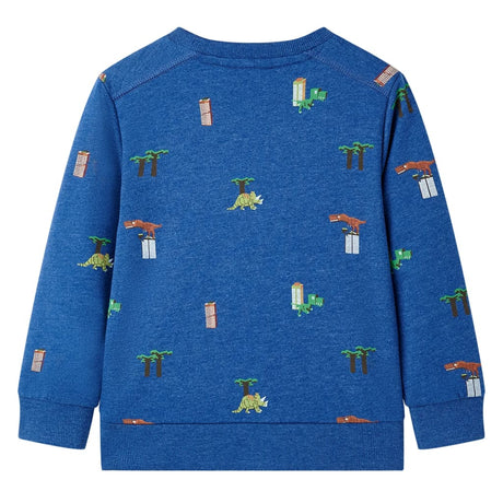 Vidaxl kindertrui 128 gemêleerd donkerblauw