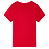 VidaXL Kindershirt 128 rood
