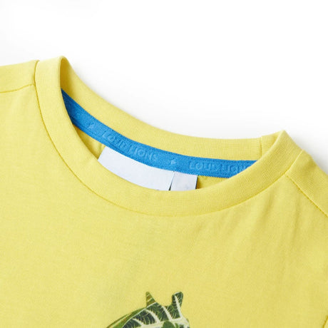 Vidaxl kindershirt 116 geel