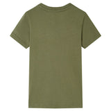 VidaXL Kindershirt 92 kakikleurig