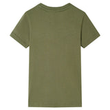 Vidaxl kindershirt 116 kakikleurig
