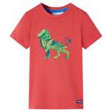 Vidaxl kindershirt 140 rood