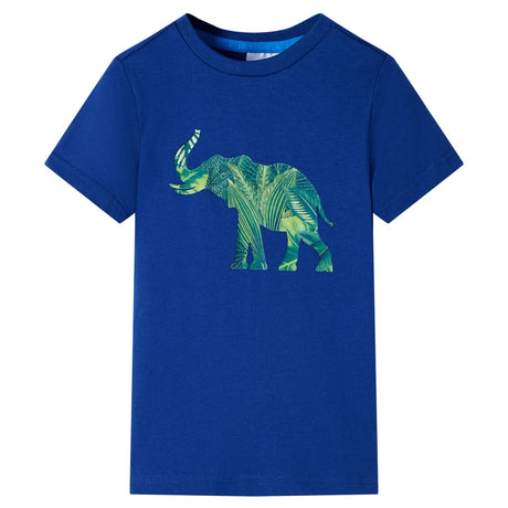 Vidaxl kindershirt 140 donkerblauw