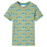Vidaxl kindershirt 104 lichtkakikleurig