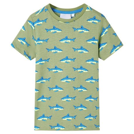 Vidaxl kindershirt 140 lichtkakikleurig