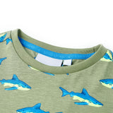 Vidaxl kindershirt 140 lichtkakikleurig