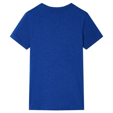 Vidaxl kindershirt 128 donkerblauw