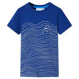 Vidaxl kindershirt 140 donkerblauw