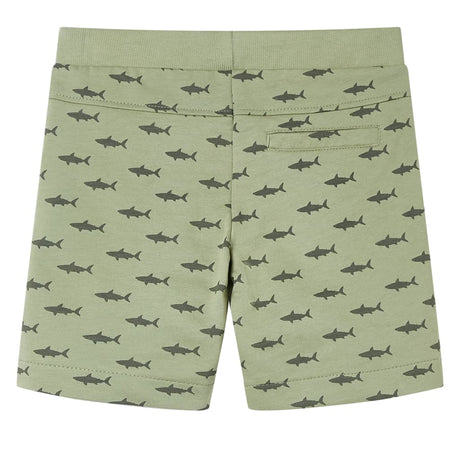 Vidaxl kindershorts met trekkoord 128 lichtkaki