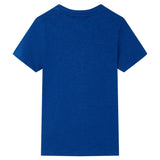 Vidaxl kindershirt 128 donkerblauw