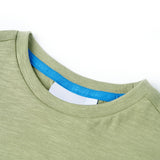 Vidaxl kindershirt 116 lichtkakikleurig