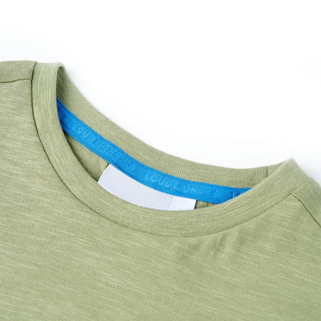 Vidaxl kindershirt 116 lichtkakikleurig