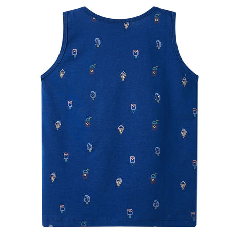 Vidaxl kindertopje 128 donkerblauw