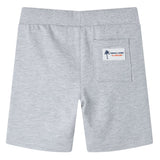 Vidaxl kindershorts met trekkoord 140 grijs