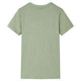 VidaXL Kindershirt 104 lichtkakikleurig