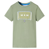 Vidaxl kindershirt 116 lichtkakikleurig