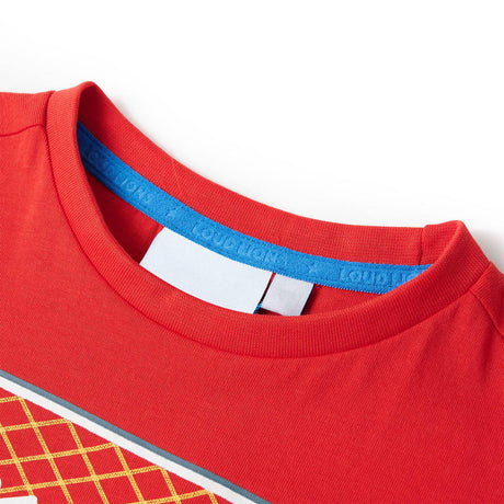 Vidaxl kindershirt 128 rood