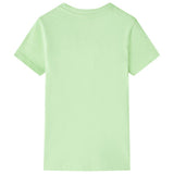 VidaXL Kindershirt 104 limoengroen