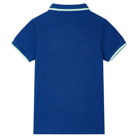 Vidaxl kinderpoloshirt 116 donkerblauw